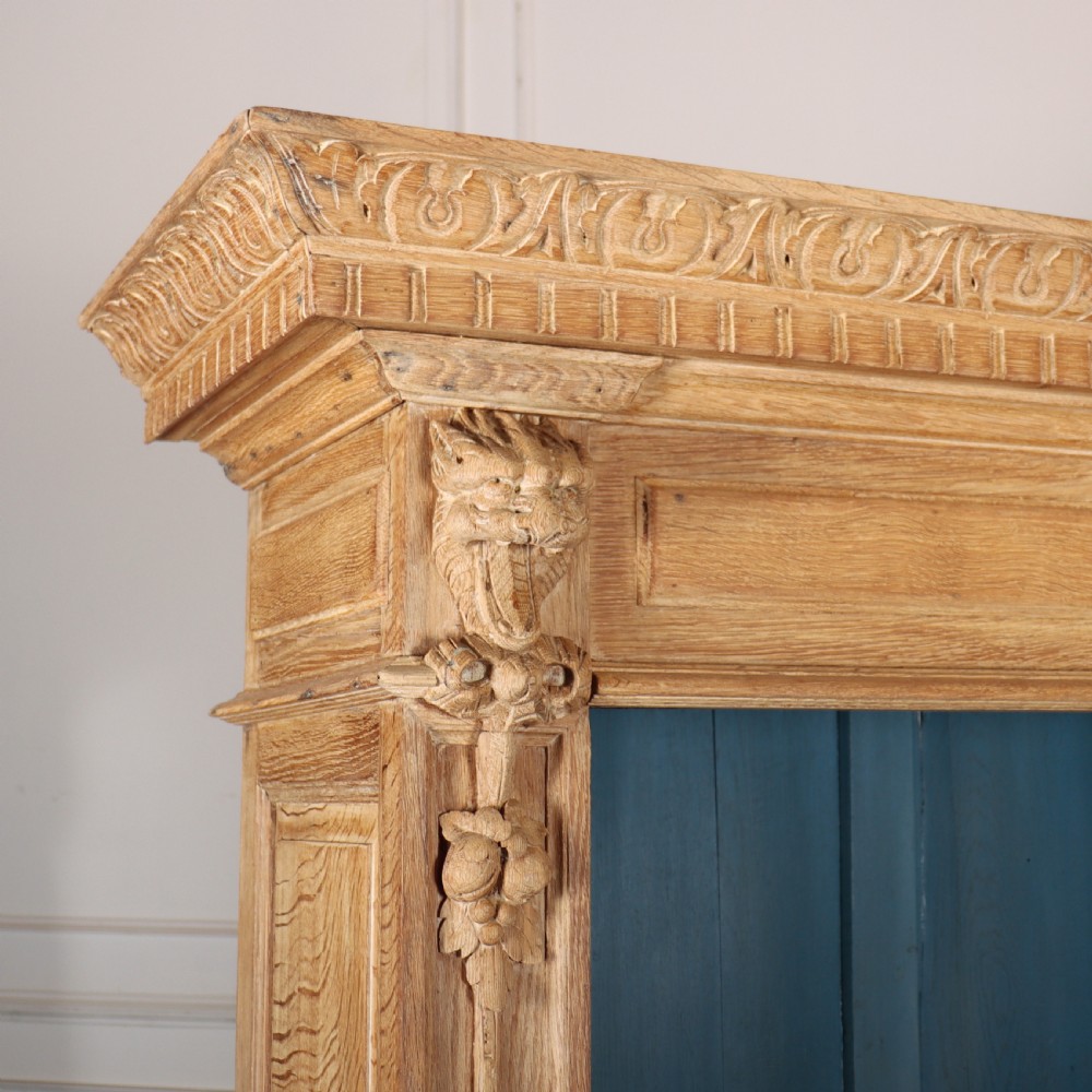 Pair of French Bleached Oak Bookcases View XII
