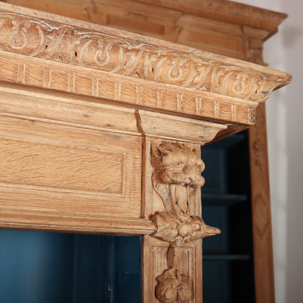 Pair of French Bleached Oak Bookcases View XVI