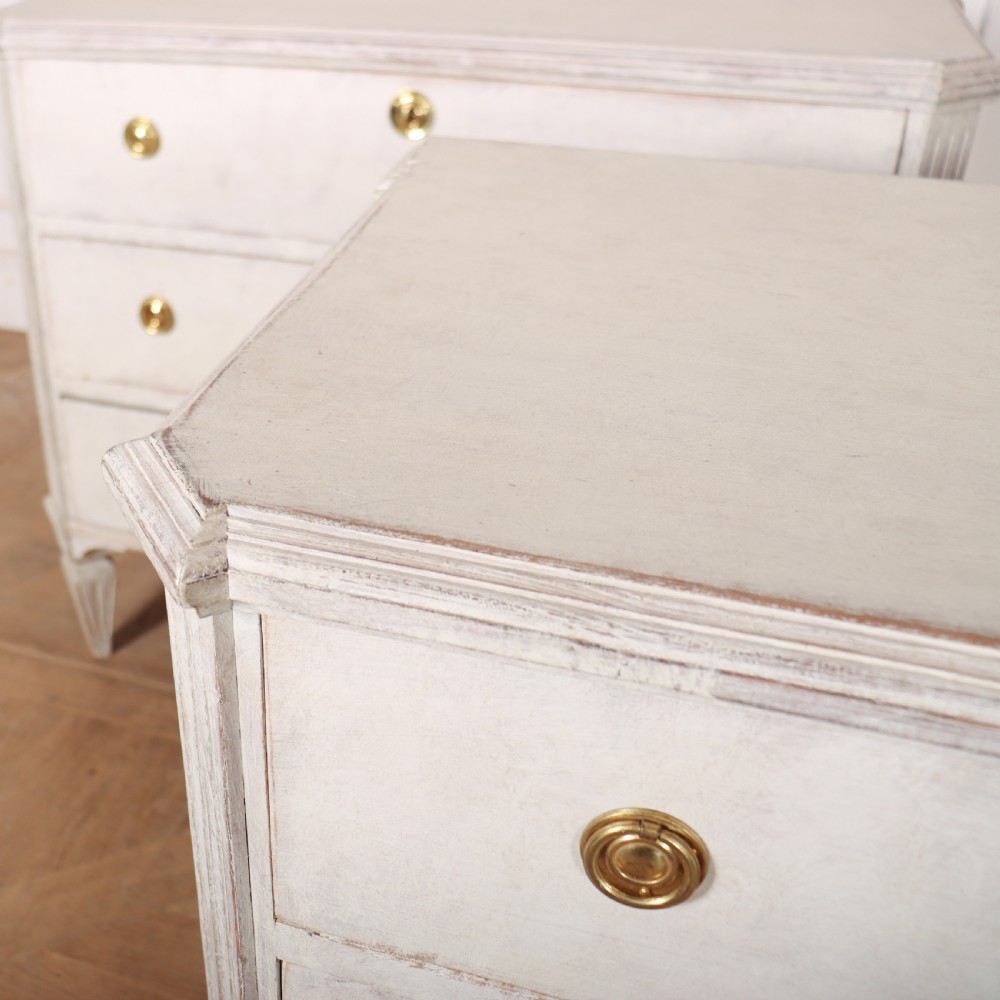 Pair of Swedish Painted Commodes View IV