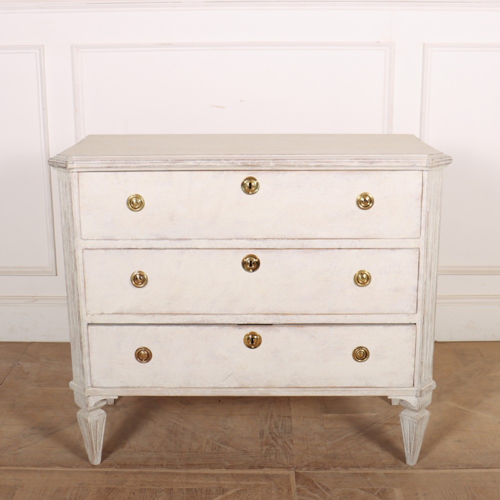 Pair of Swedish Painted Commodes View VII