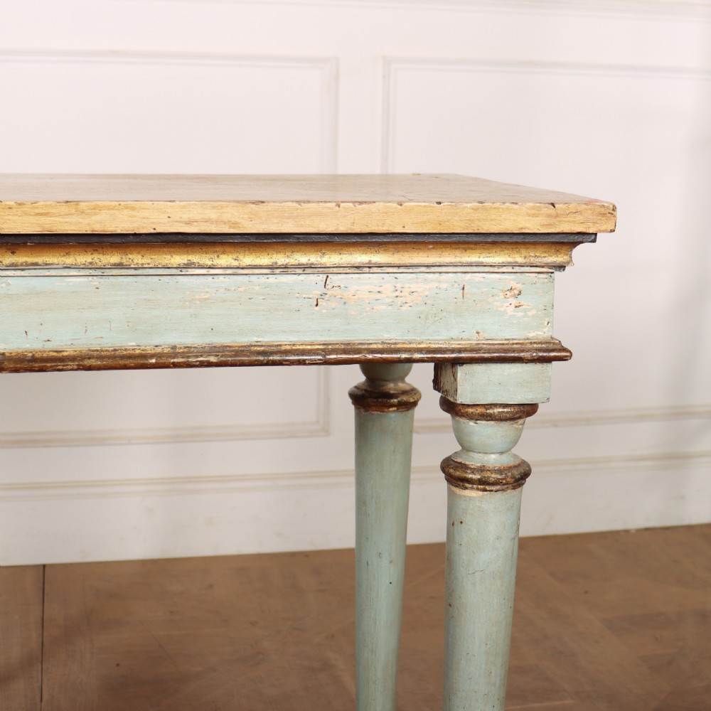 Pair of Original Painted Console Tables View III
