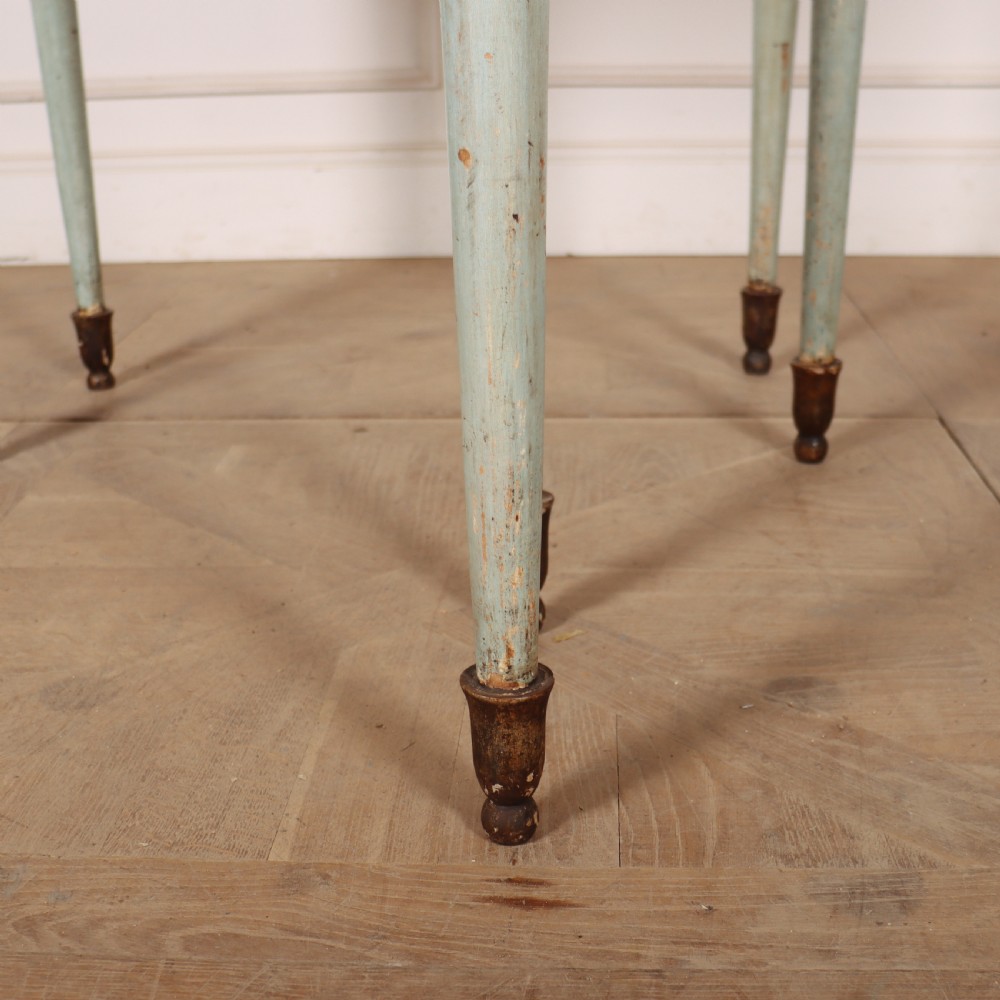 Pair of Original Painted Console Tables View IV