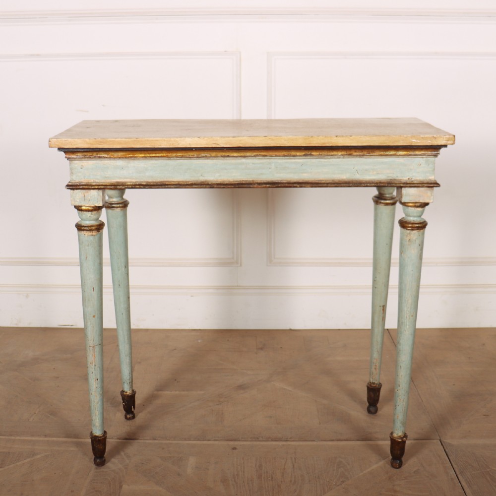Pair of Original Painted Console Tables View V