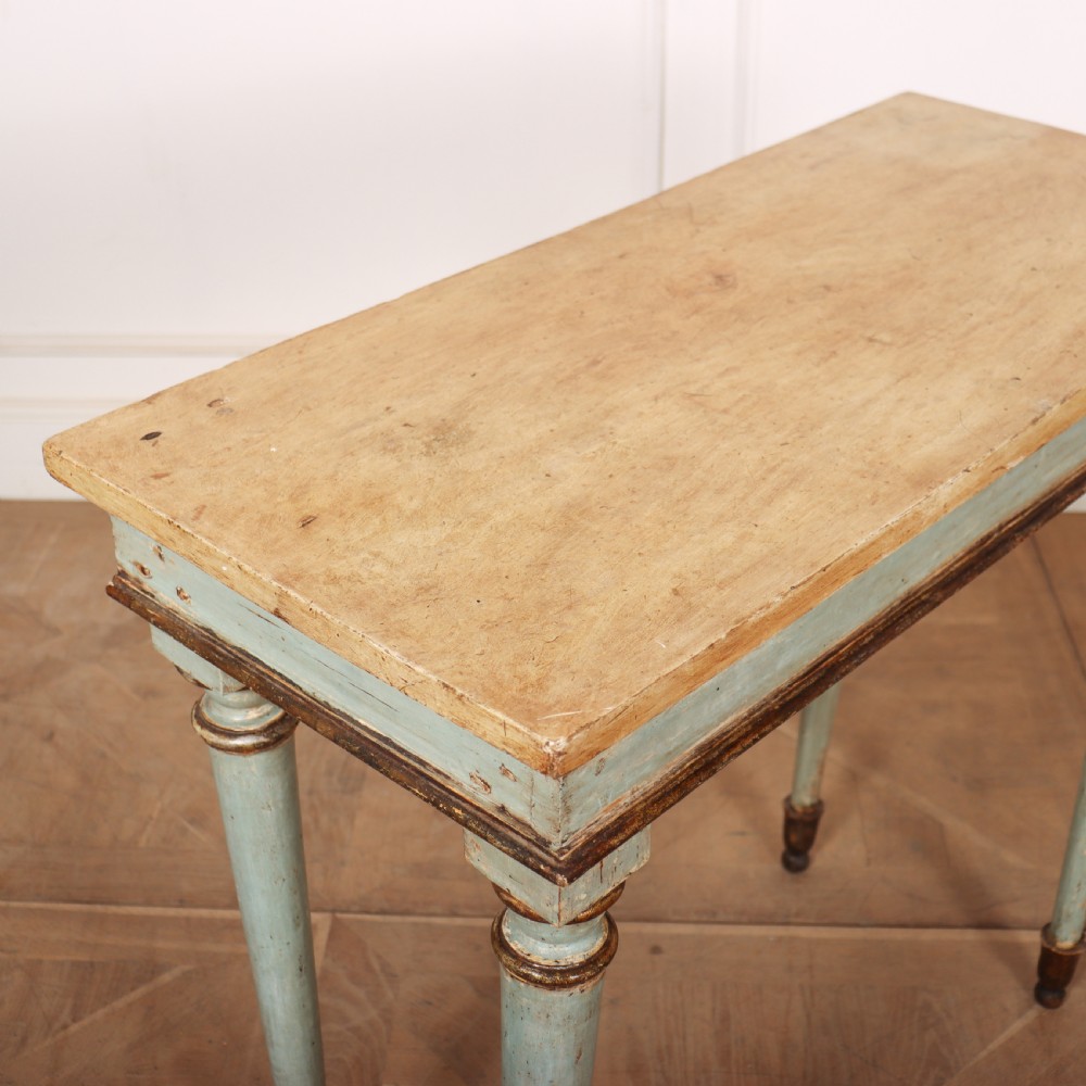 Pair of Original Painted Console Tables View VII