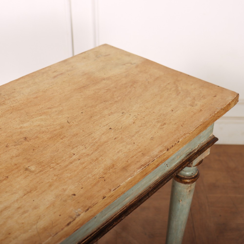 Pair of Original Painted Console Tables View VIII