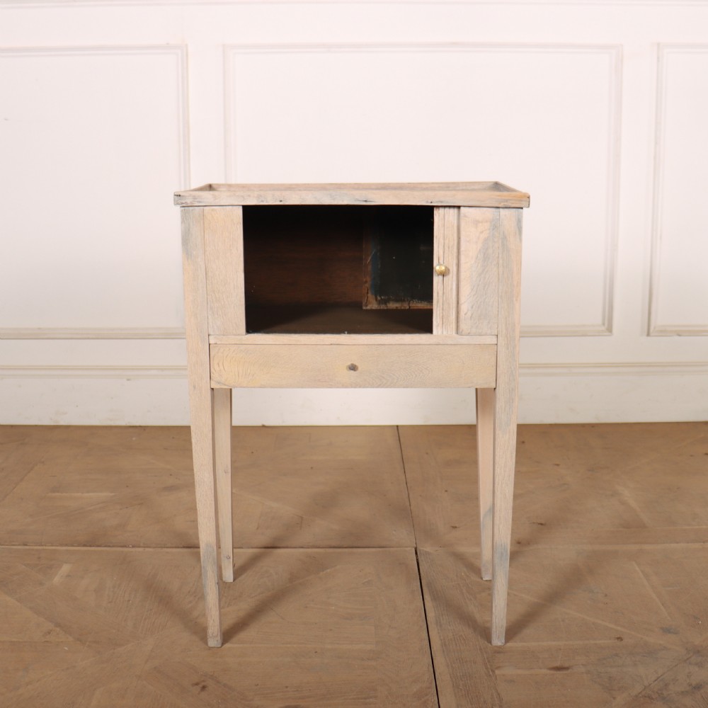 Dutch Bleached Oak Side Table View II