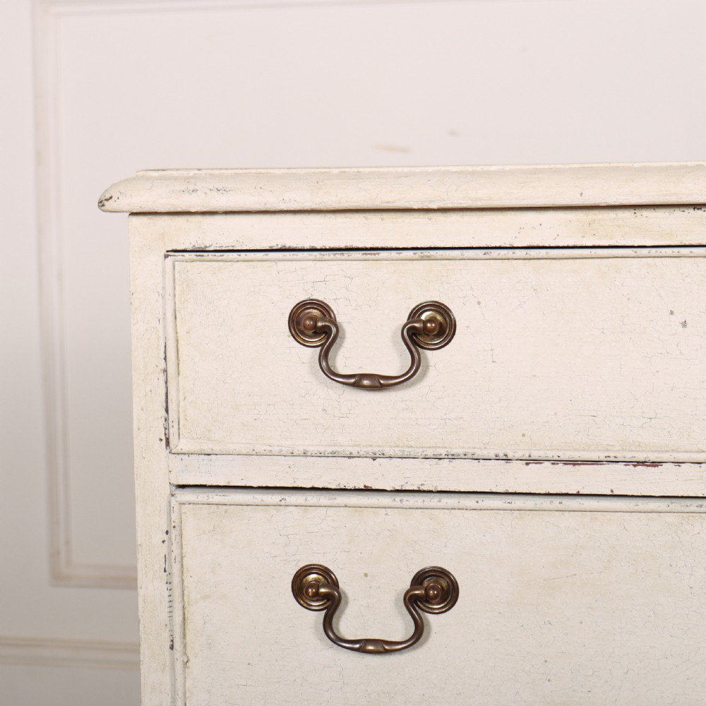 Pair of English Painted Bedside Chests View II