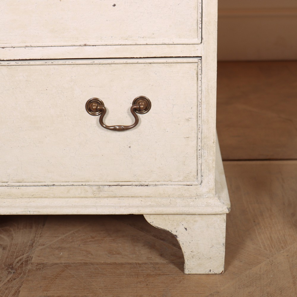Pair of English Painted Bedside Chests View IV