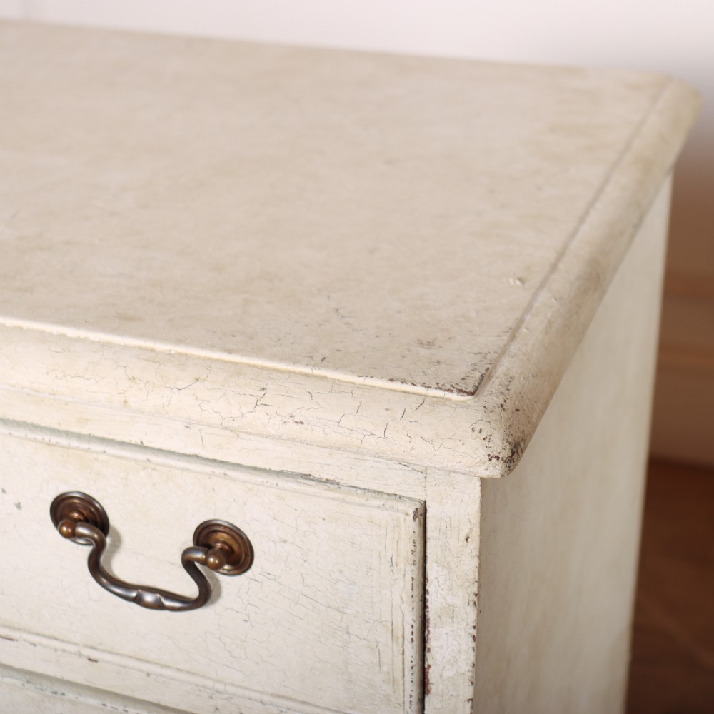 Pair of English Painted Bedside Chests View V