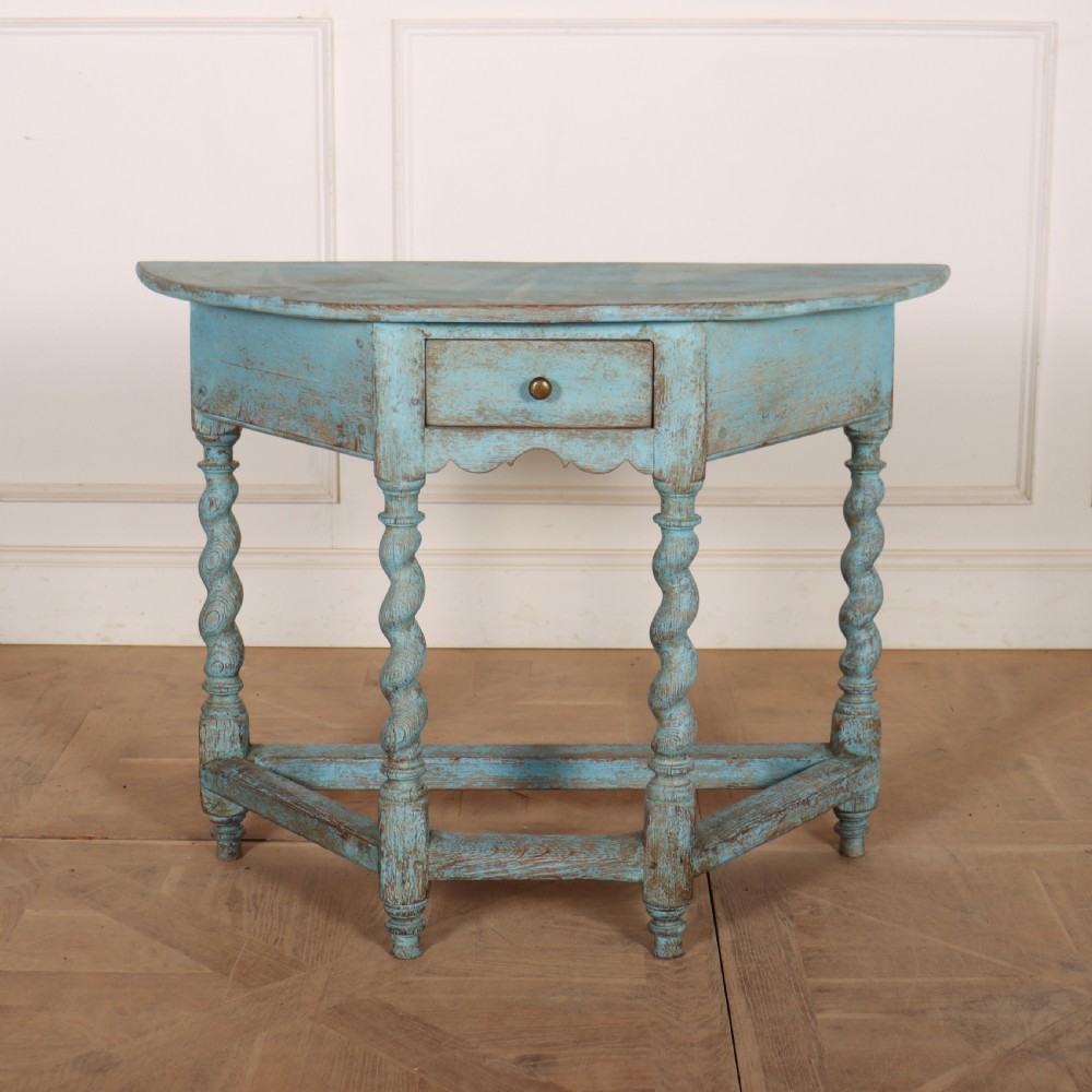 Painted Barley Twist Console Table