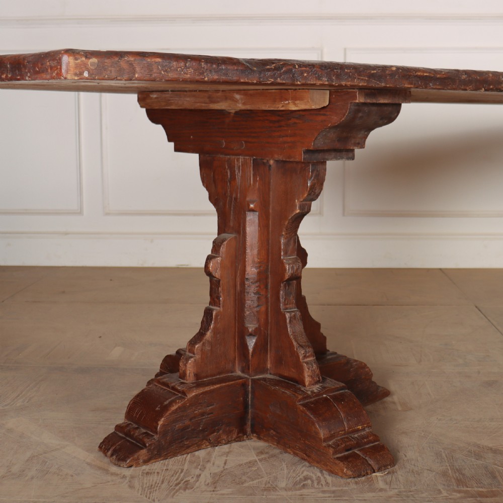 Gothic Style Oak Dining Table View II
