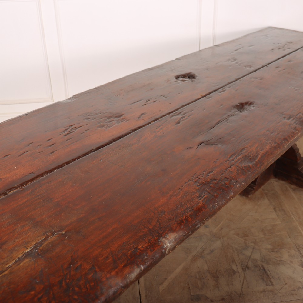 Gothic Style Oak Dining Table View V