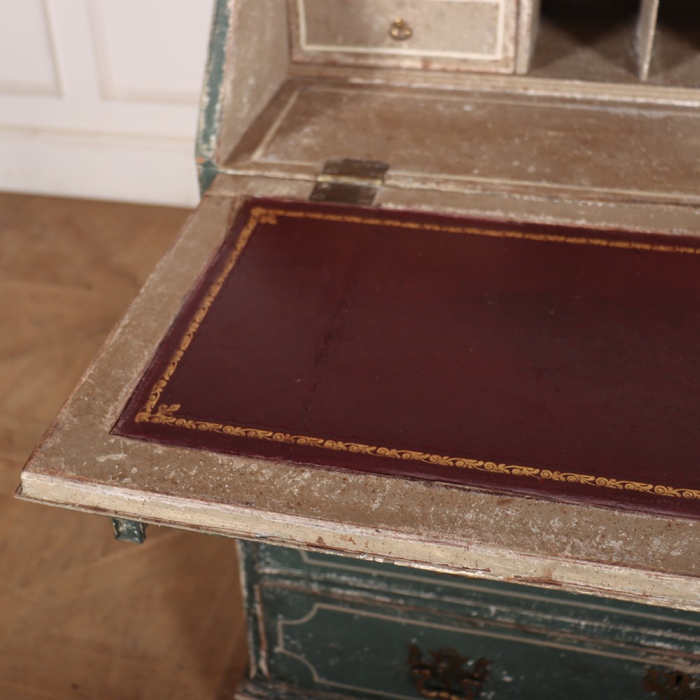 18th Century English Painted Bureau View XIII