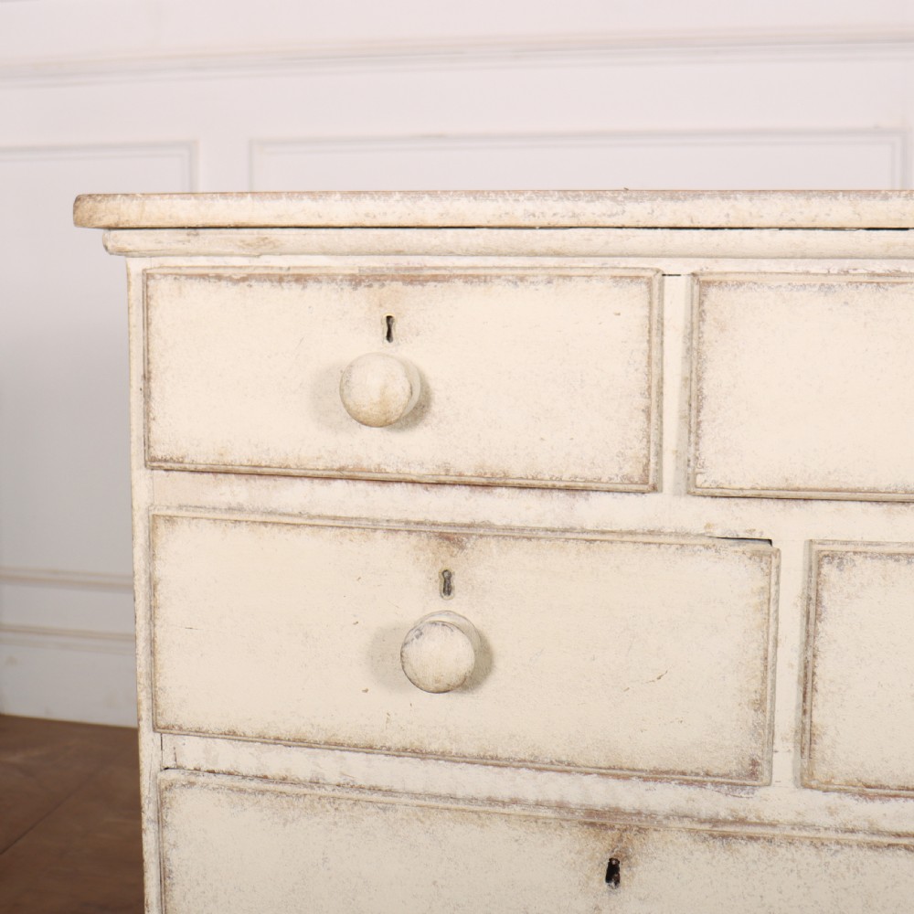 English Painted Chest of Drawers View II