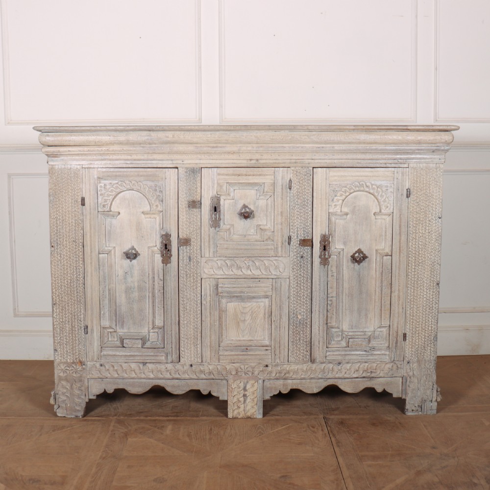 18th Century Spanish Bleached Oak Cupboard