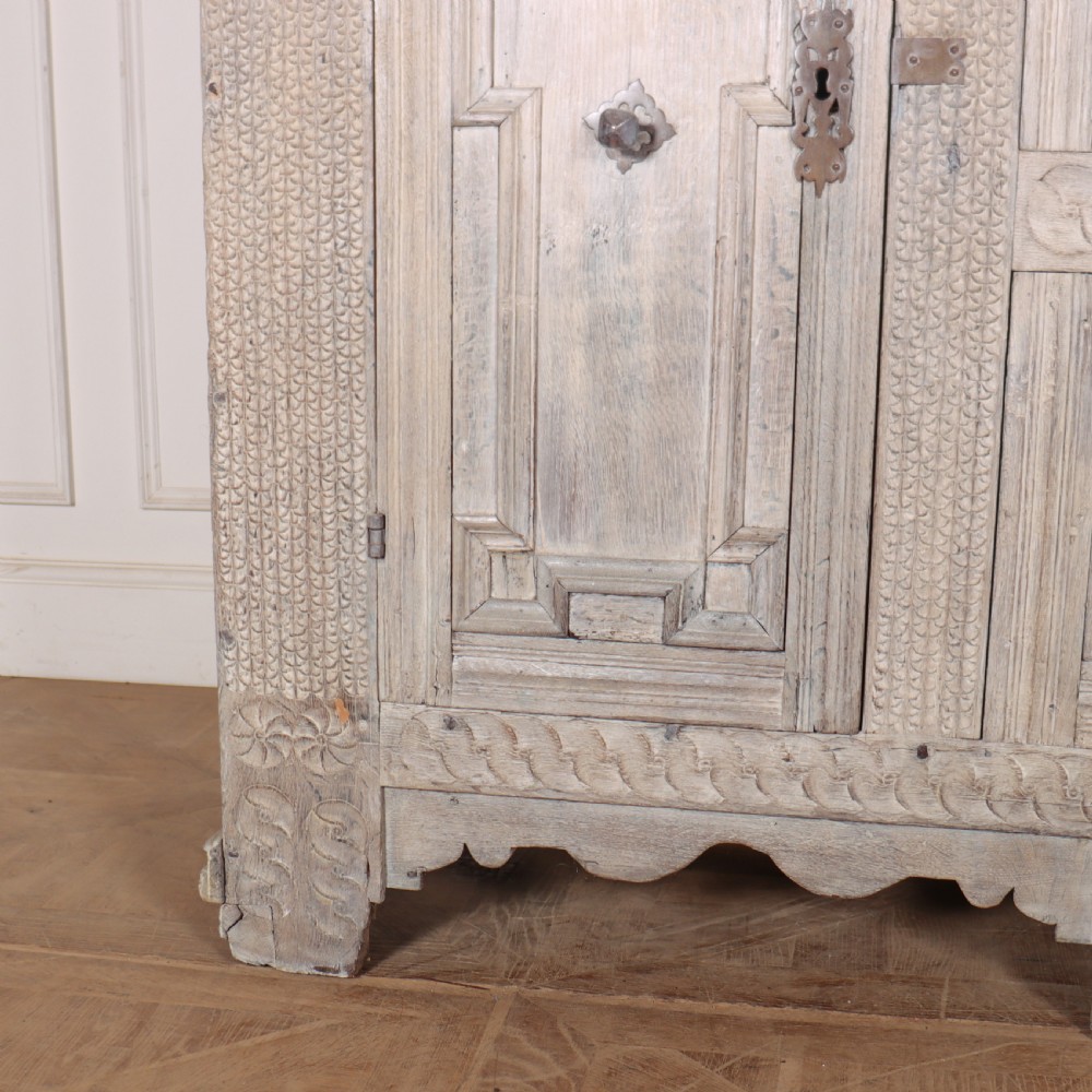 18th Century Spanish Bleached Oak Cupboard View II