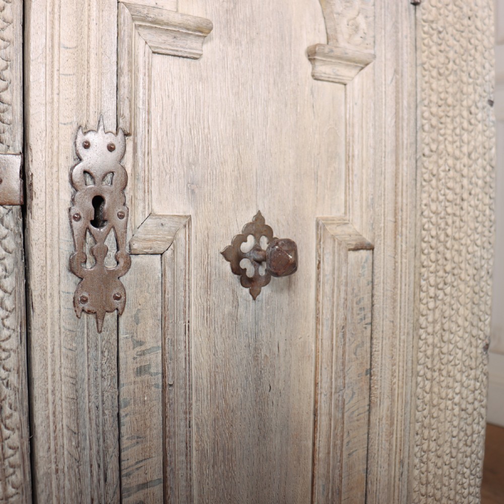 18th Century Spanish Bleached Oak Cupboard View VII