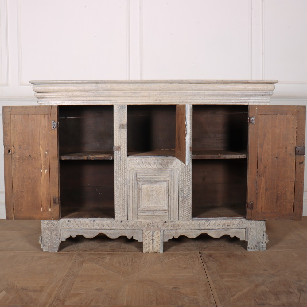 18th Century Spanish Bleached Oak Cupboard View VIII