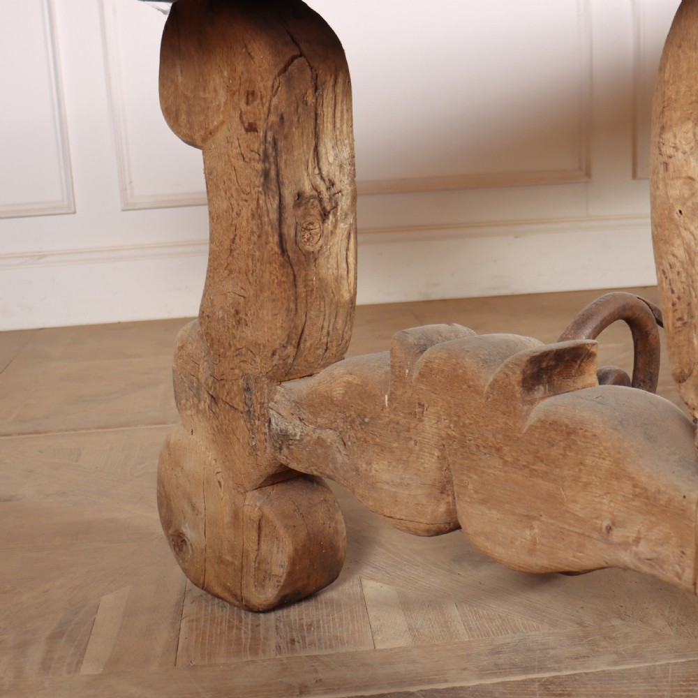 Spanish Bleached Oak Dining Table View III