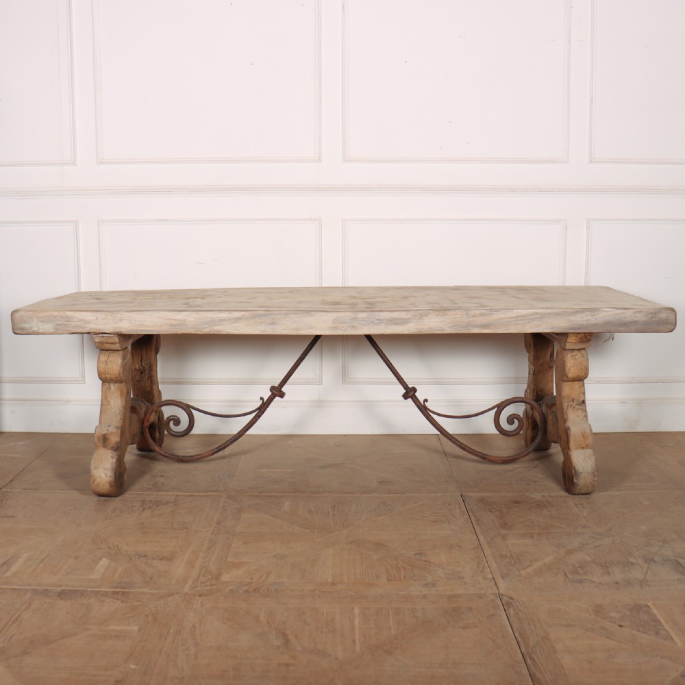 Spanish Bleached Oak Dining Table View VII