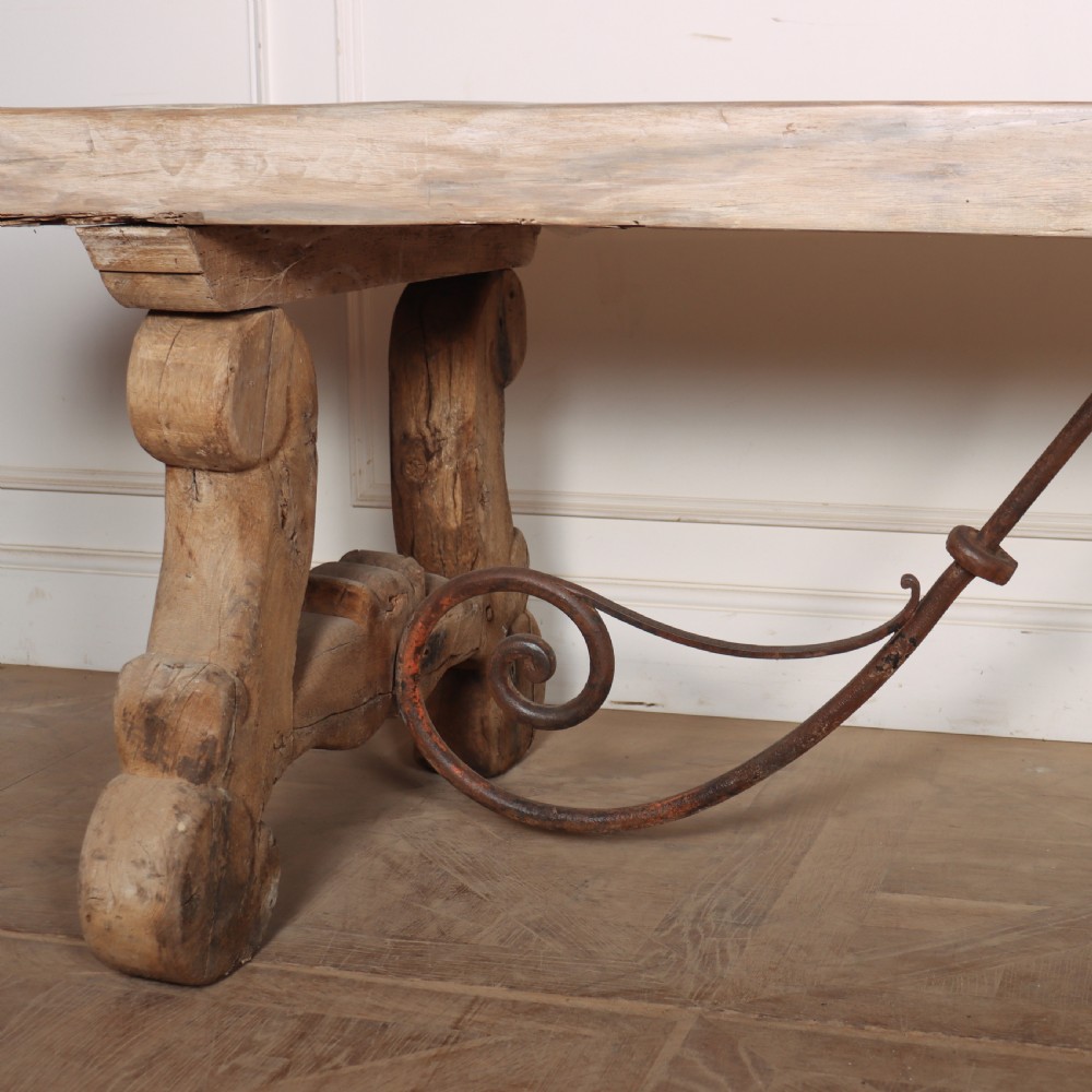 Spanish Bleached Oak Dining Table View X