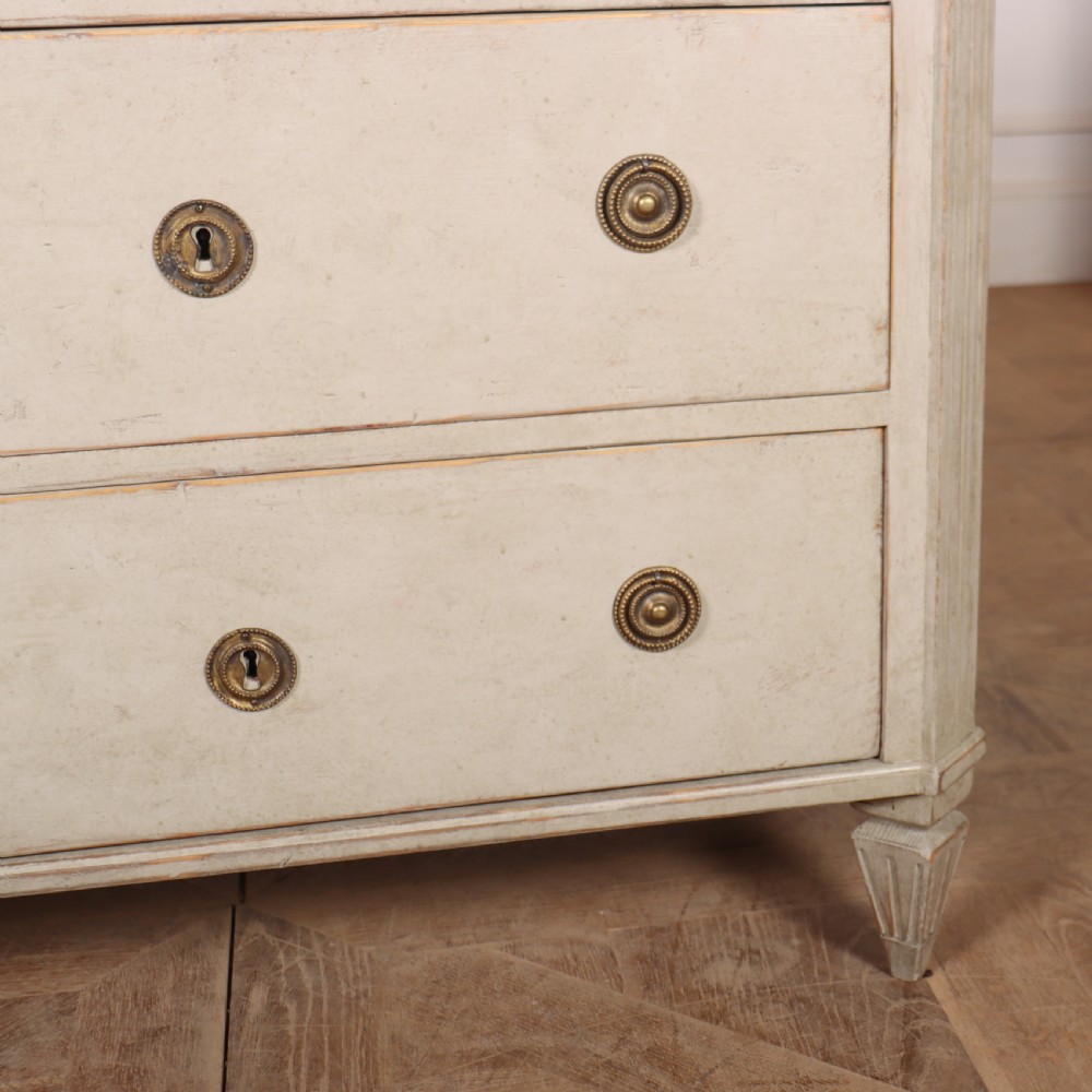 Pair of Swedish Painted Commodes View II