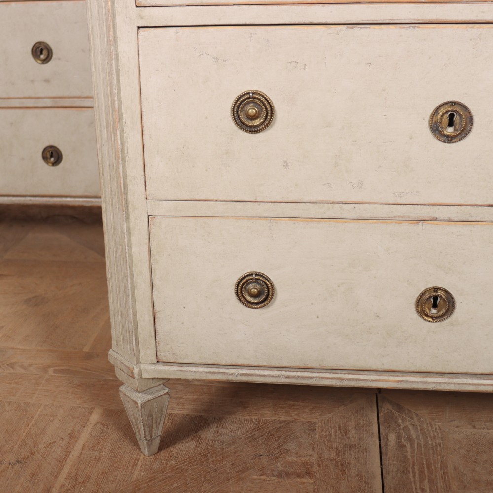 Pair of Swedish Painted Commodes View IV
