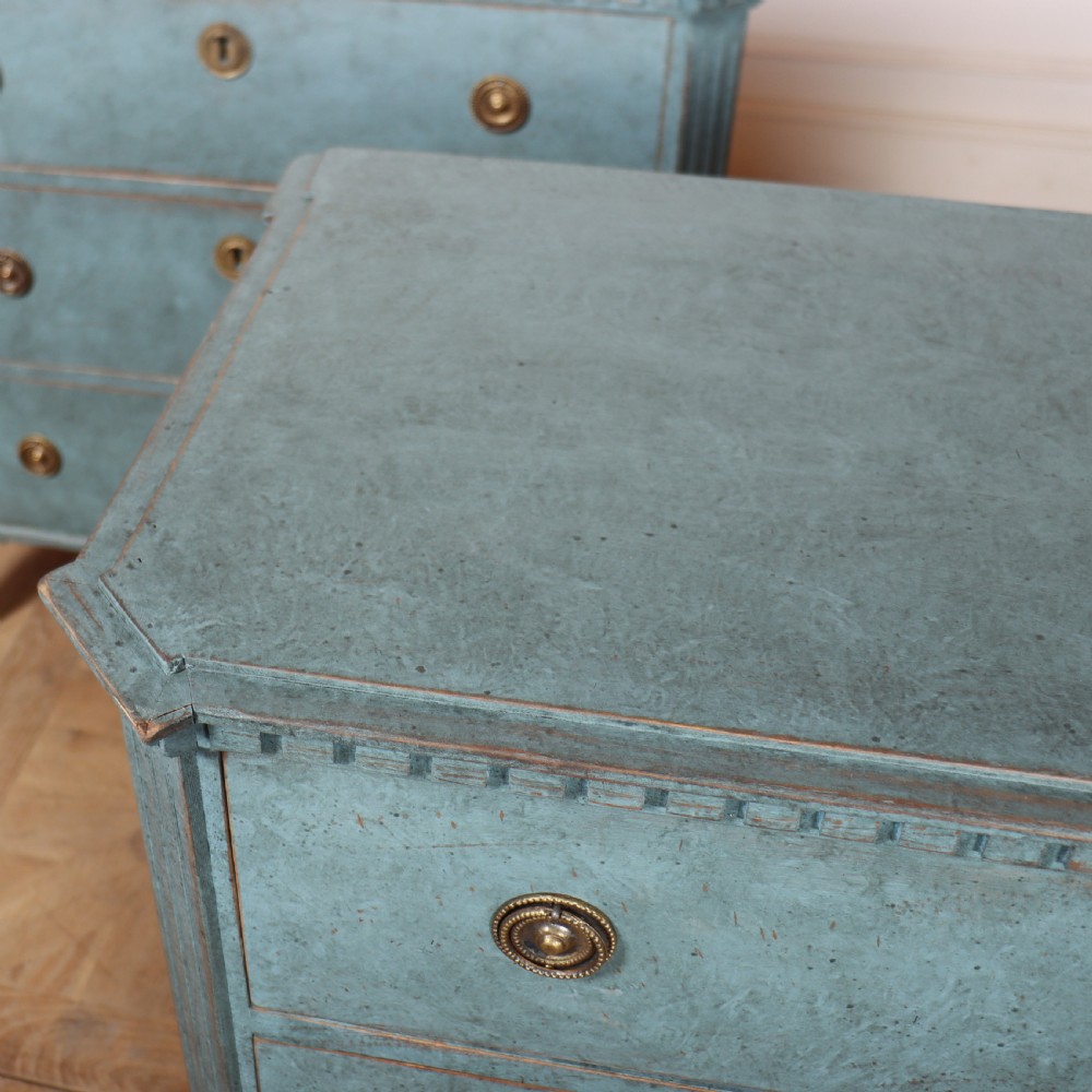 Pair of Swedish Painted Commodes View VII