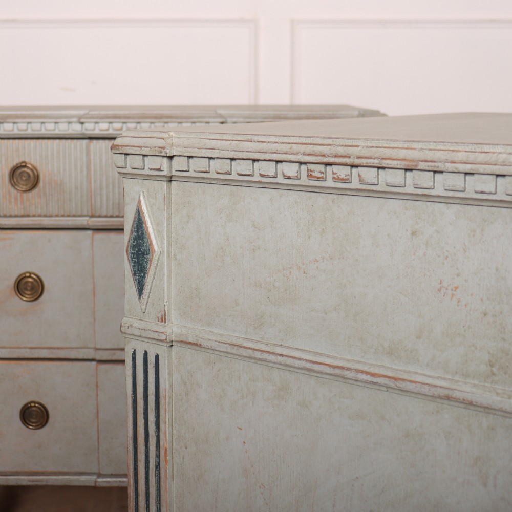 Pair of Swedish Painted Commodes View VII