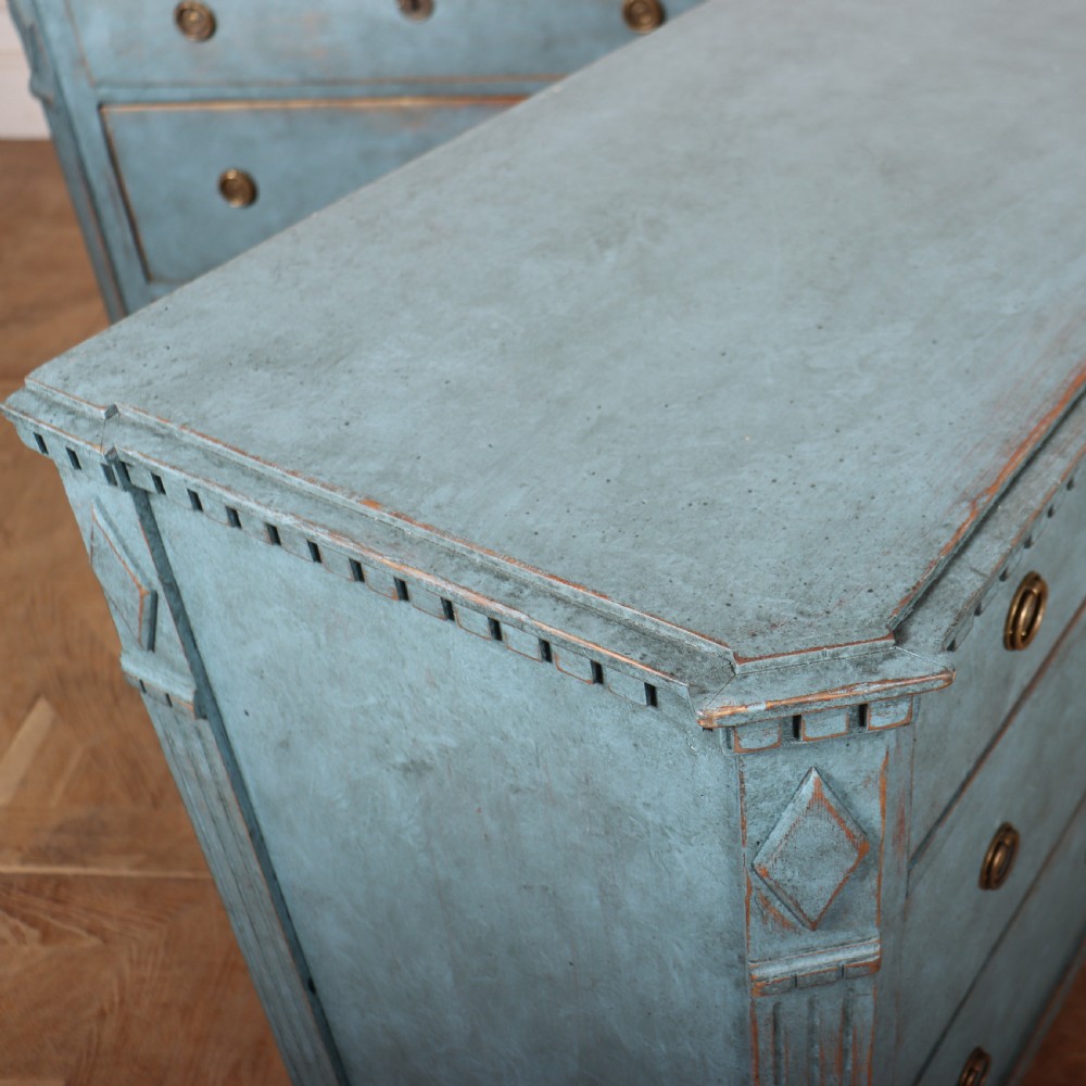 Pair of Swedish Painted Commodes View VII