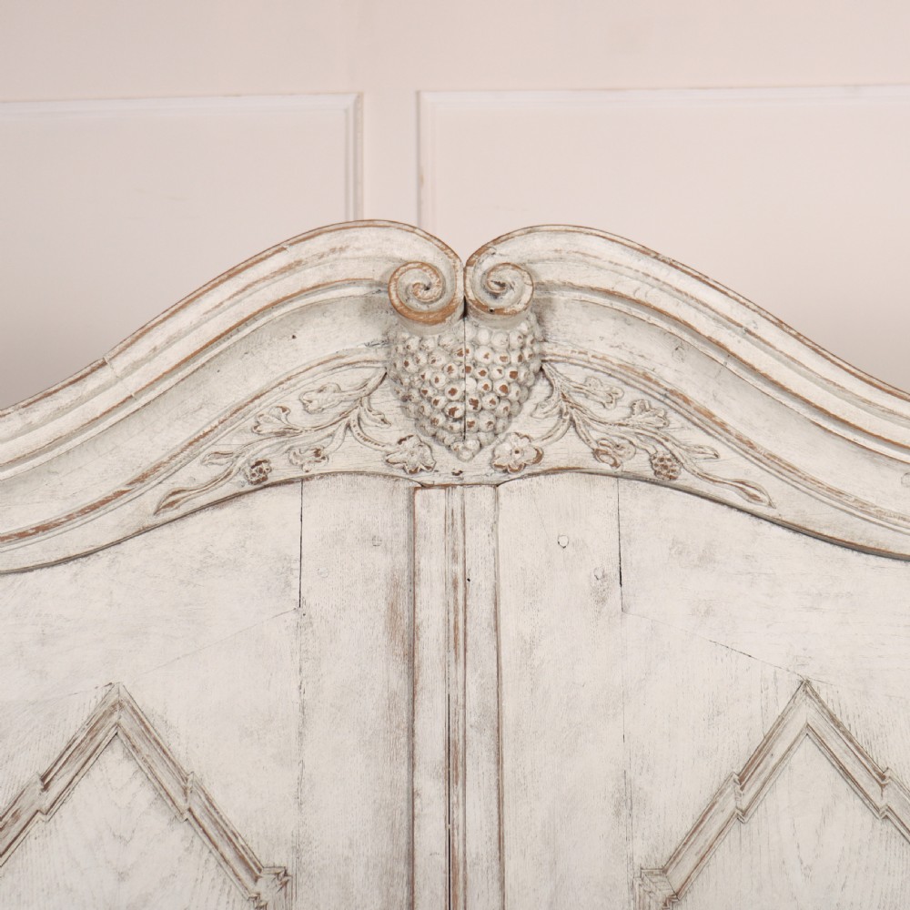 18th Century Painted Rococo Bureau Bookcase View II