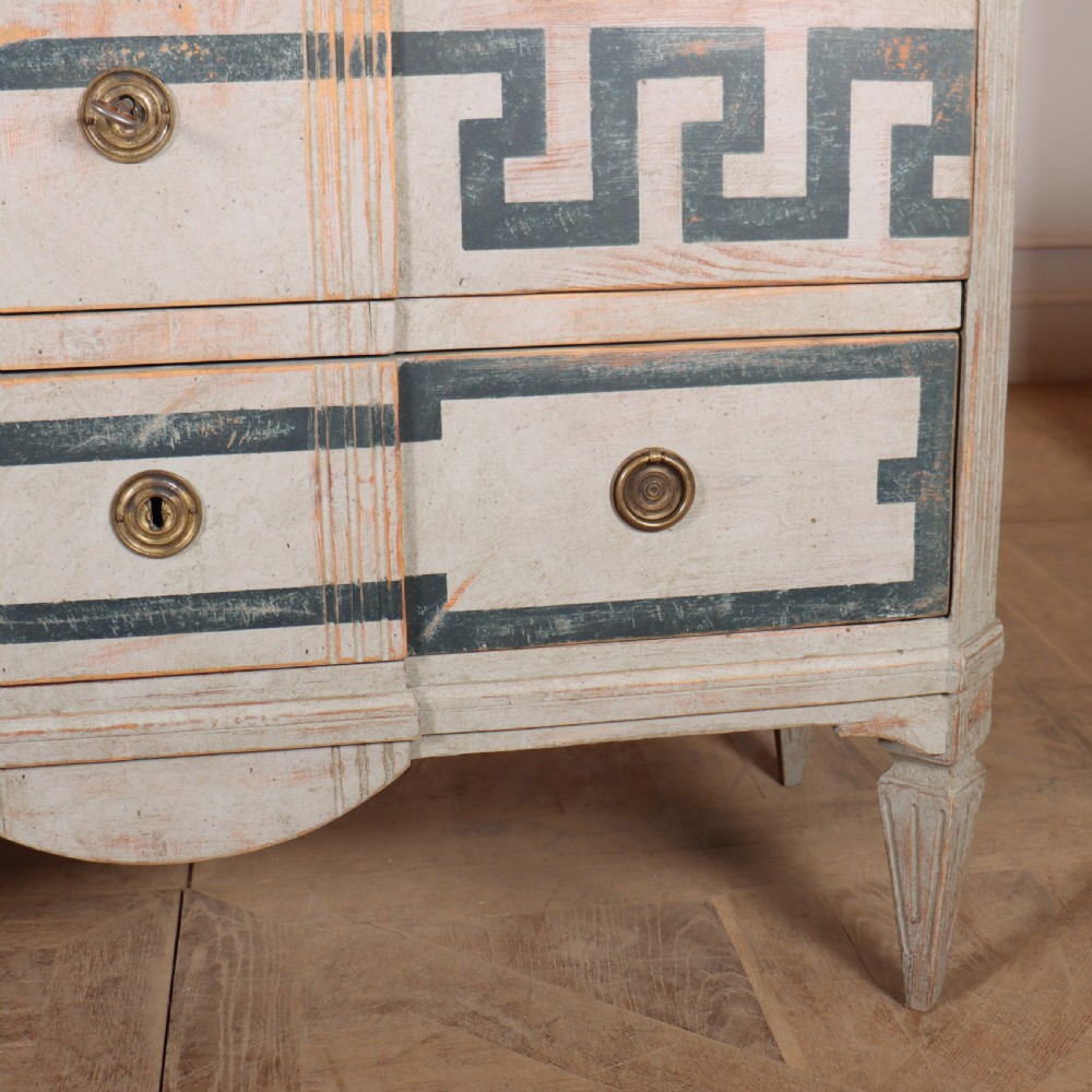 Pair of Swedish Painted Commodes View II