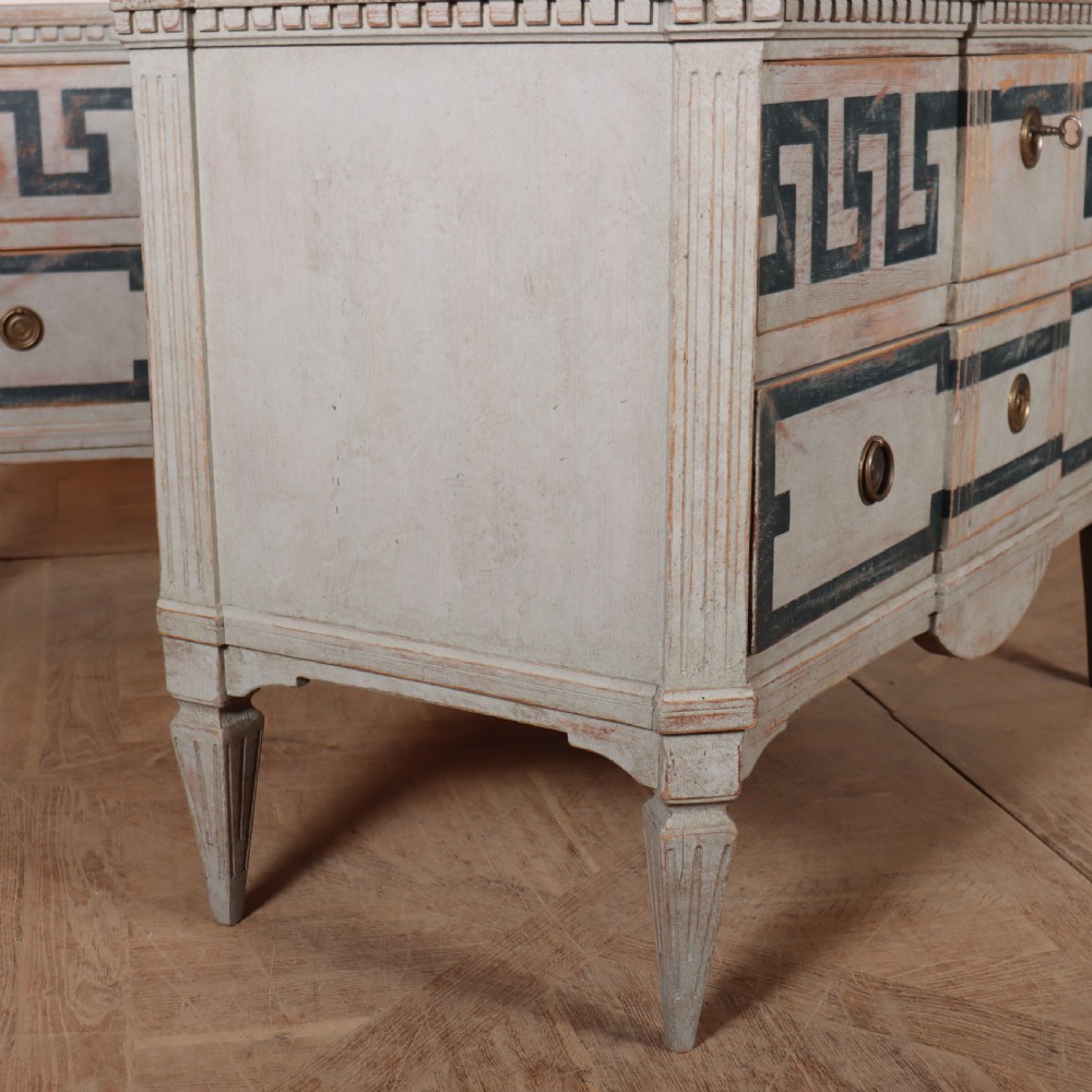 Pair of Swedish Painted Commodes View VI