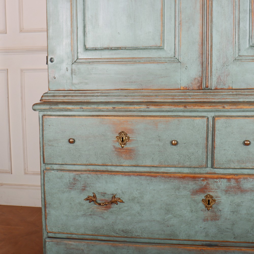 Swedish Painted Linen Cupboard View IV