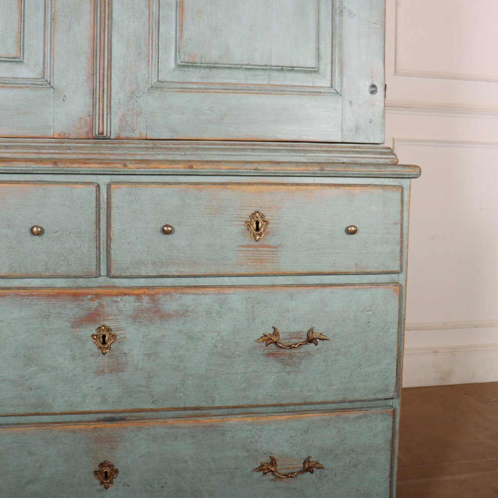 Swedish Painted Linen Cupboard View VII