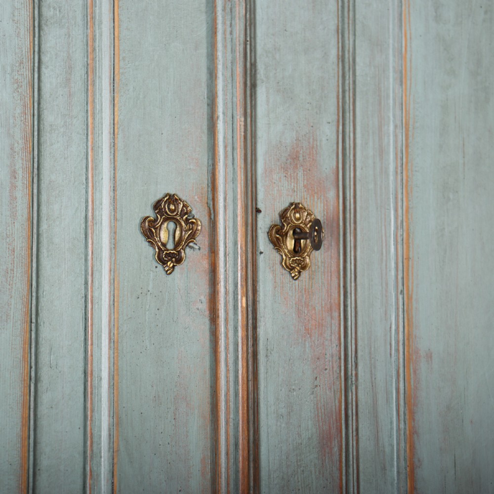 Swedish Painted Linen Cupboard View IX