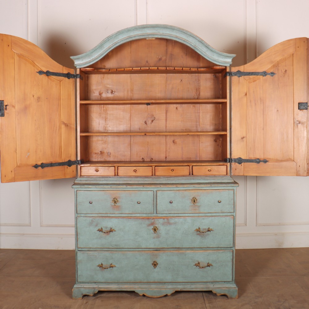 Swedish Painted Linen Cupboard View X