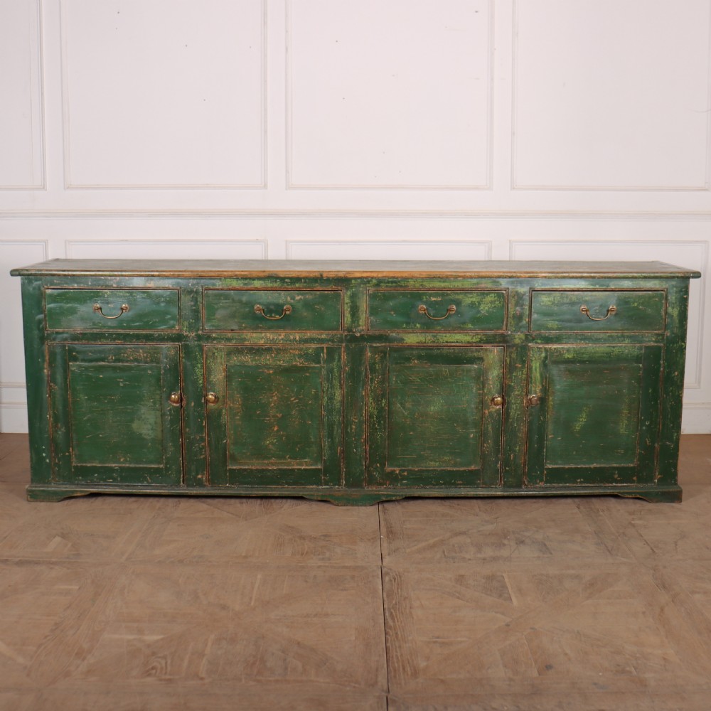 English Country House Painted Dresser Base View II