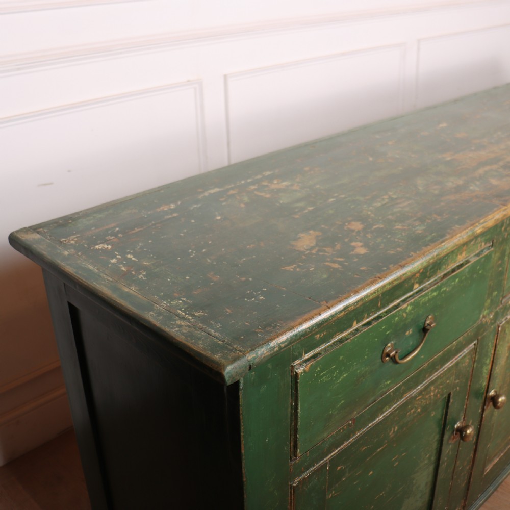 English Country House Painted Dresser Base View VIII