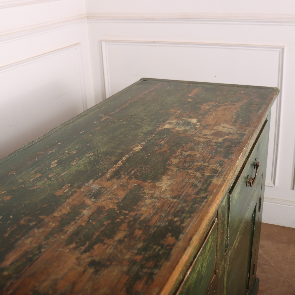 English Country House Painted Dresser Base View XI