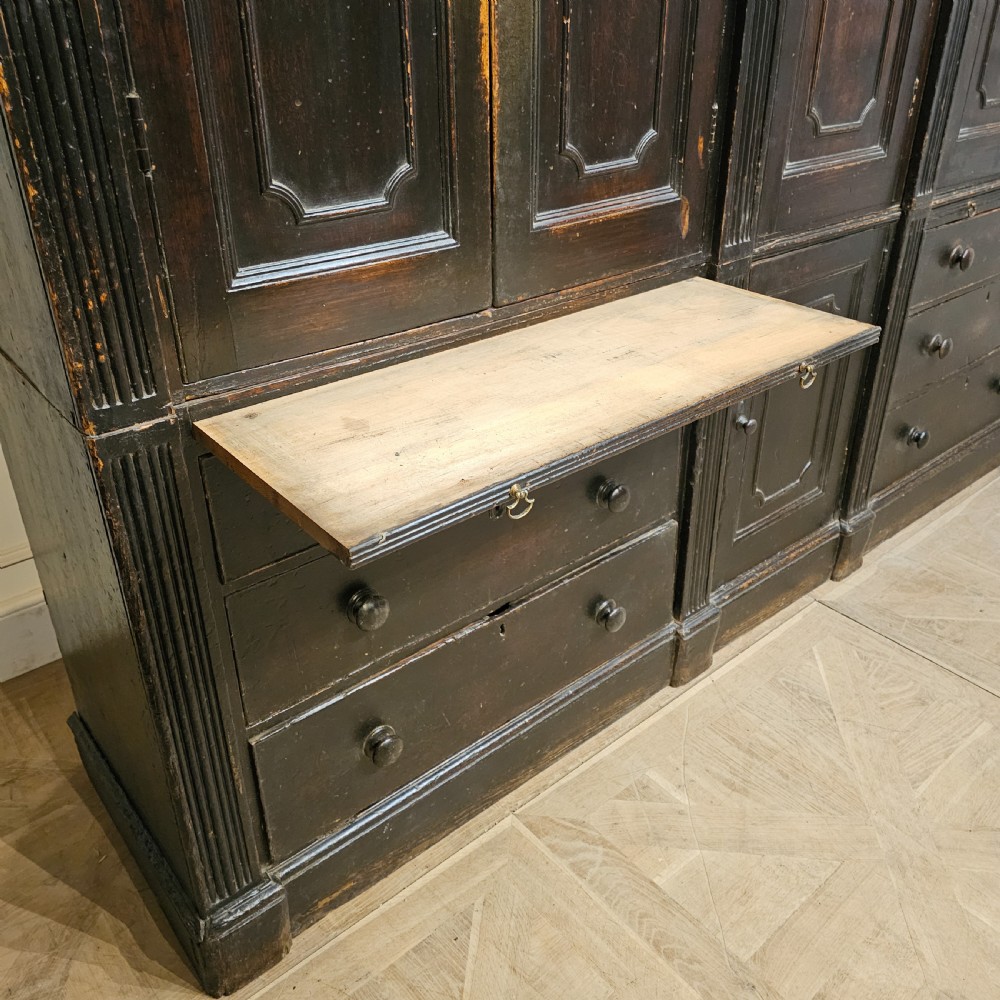 18th Century Original Painted Housekeepers Cupboard View XII