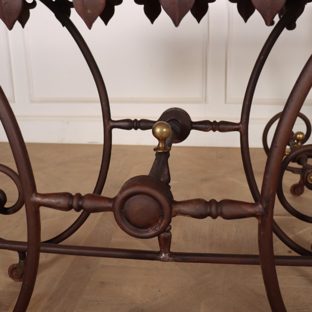 Pair of Marble Top Patisserie Tables View IV