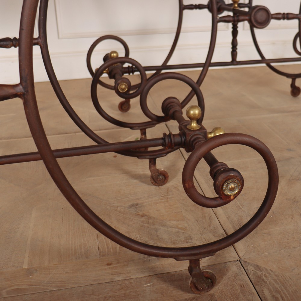 Pair of Marble Top Patisserie Tables View VI