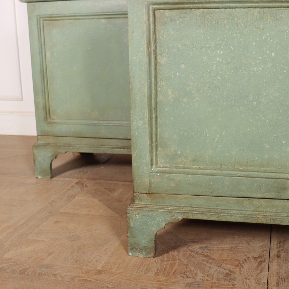 Pair of English Painted Bookcases View IV