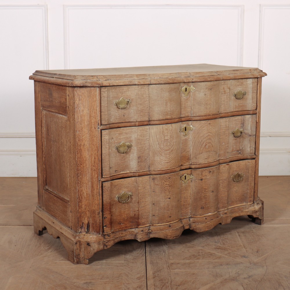 18th Century Bleached Oak Commode