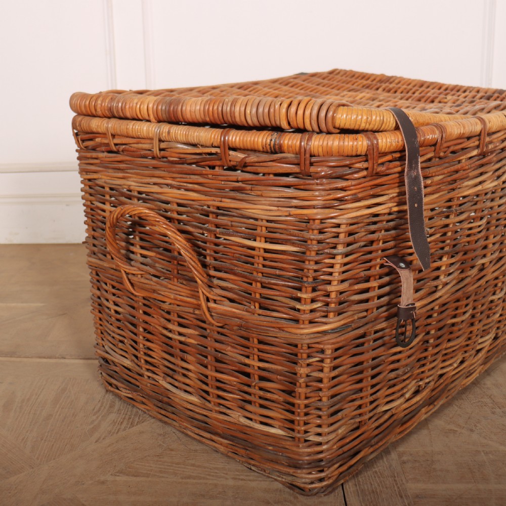20th Century English Wicker Hamper View II