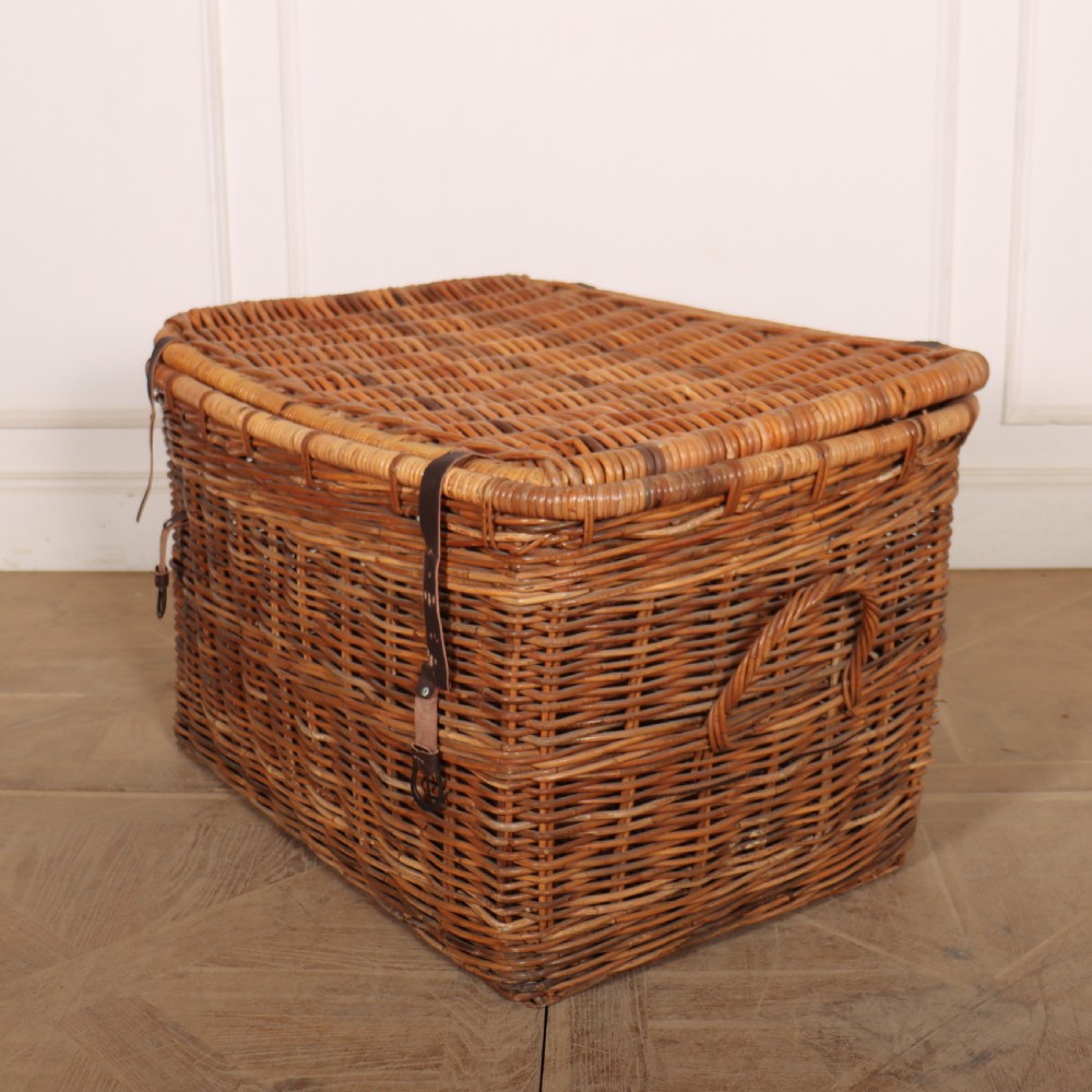 20th Century English Wicker Hamper View V