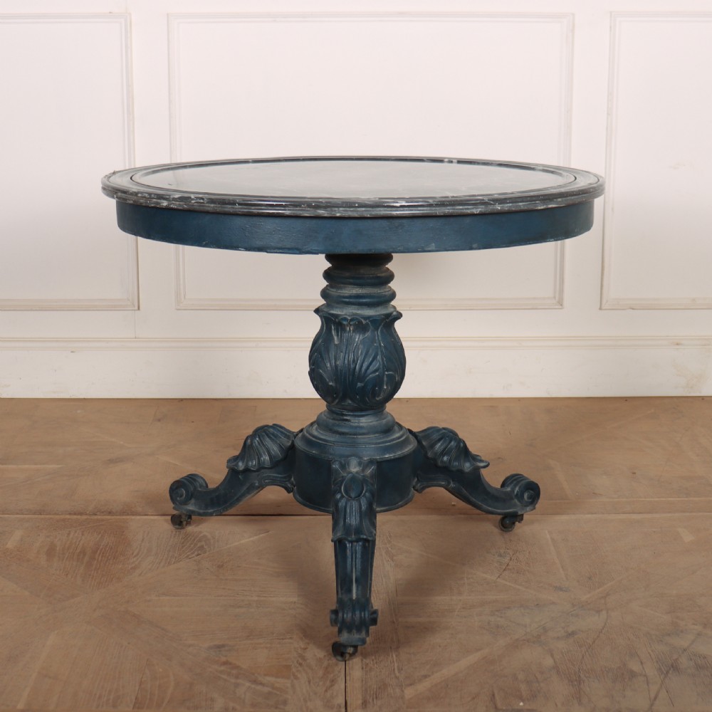 French Marble Top Painted Gueridon View II