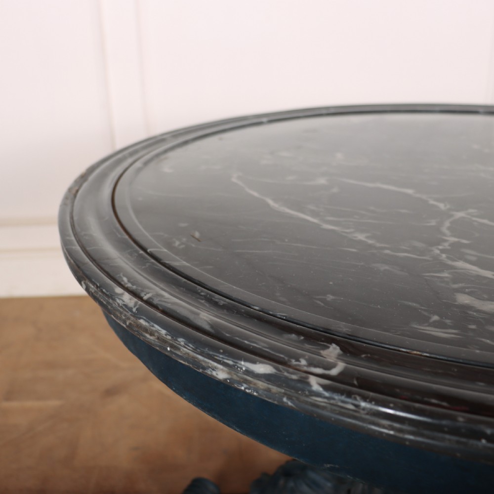 French Marble Top Painted Gueridon View IV