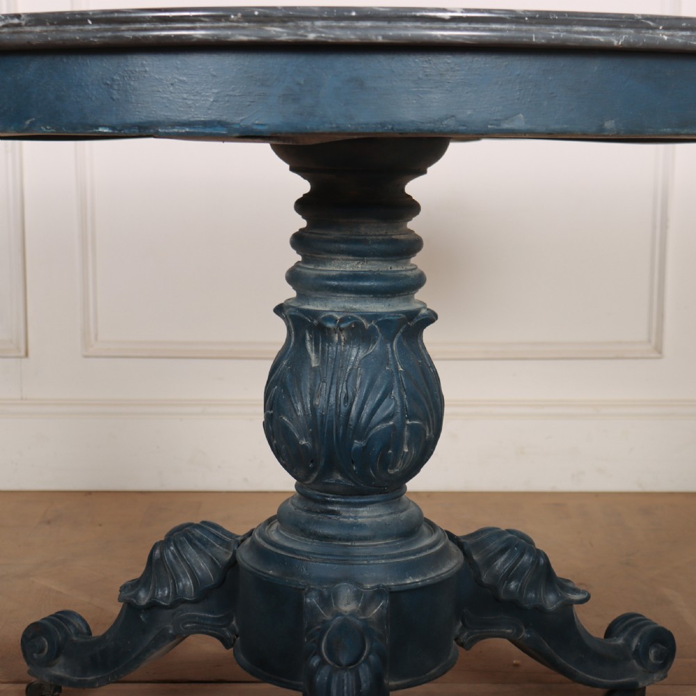 French Marble Top Painted Gueridon View V